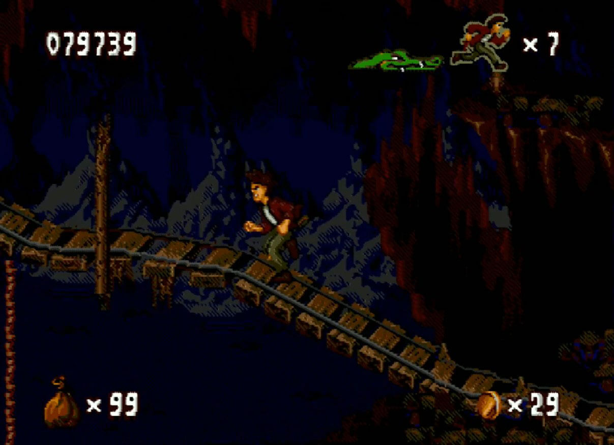 Pitfall - The Mayan Adventure - геймплей игры Sega Mega Drive\Genesis
